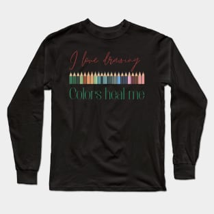 Colors heal me Long Sleeve T-Shirt